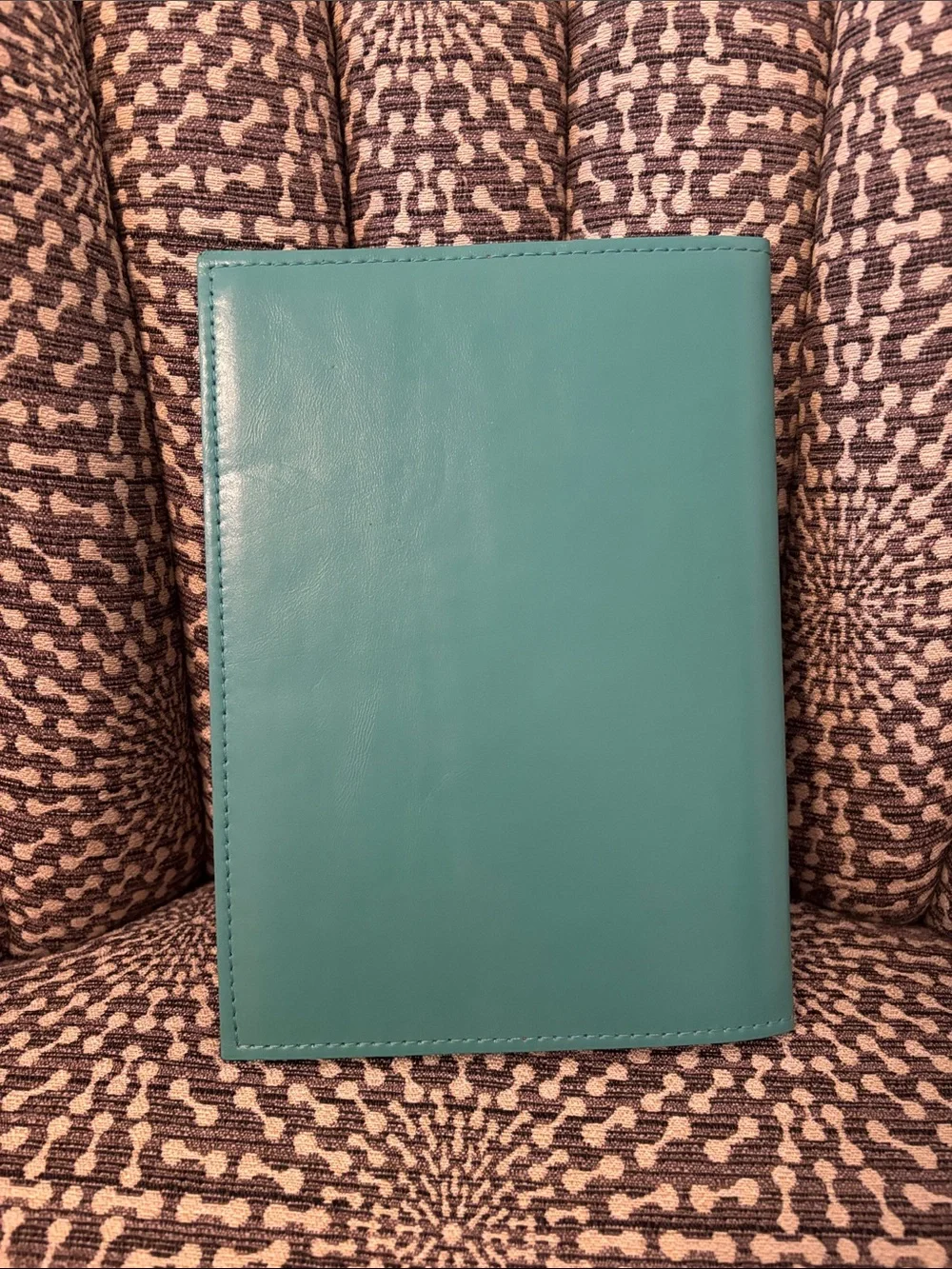 Casupo Refillable A5 Leather Journal NoteCover Teal Blue Suede interior